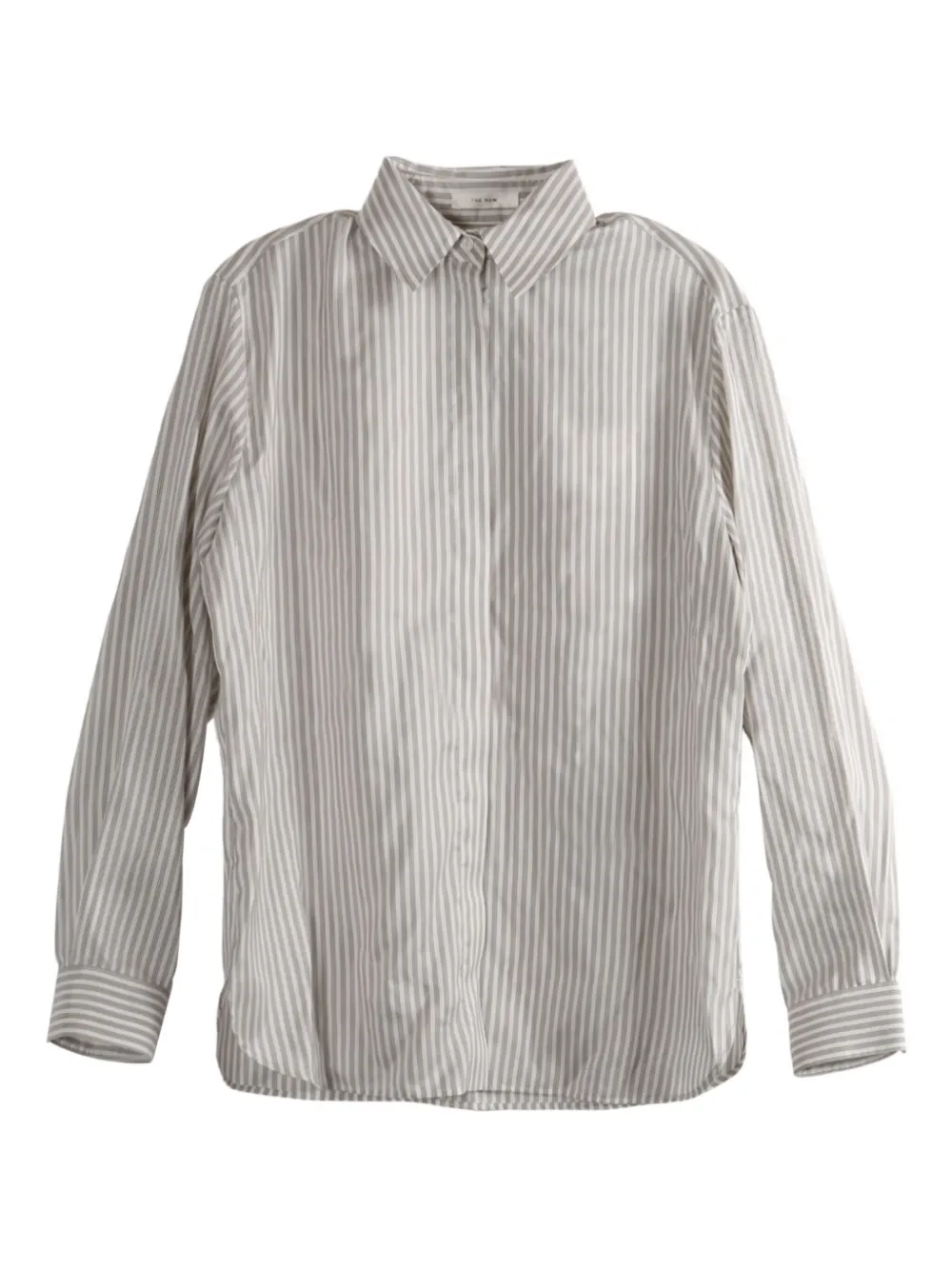 The Row striped silk shirt - グレー The Row striped silk shirt - グレー