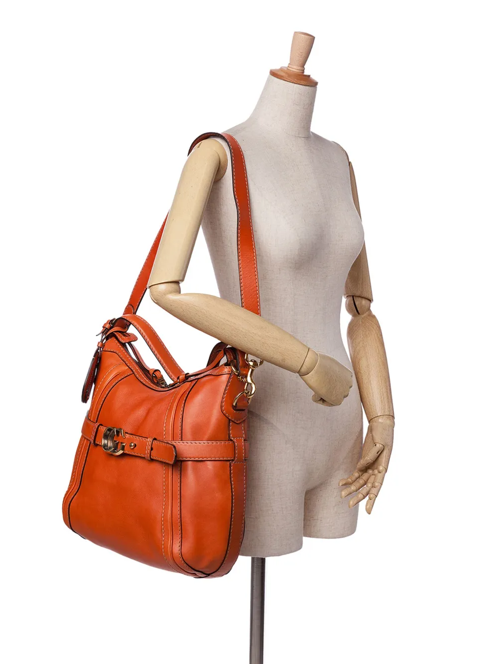Gucci Pre-Owned 2016-2025 Medium Leather Running satchel | Pre-Owned | Image 2