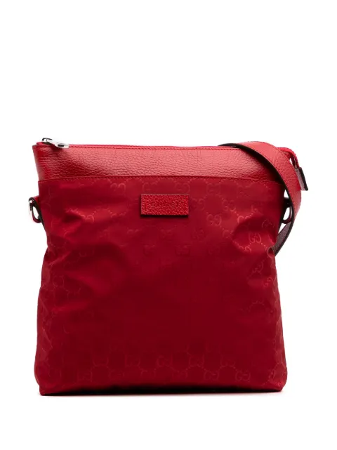 Gucci Pre-Owned 2016-2025 GG Nylon Flat Messenger Bag crossbody bag