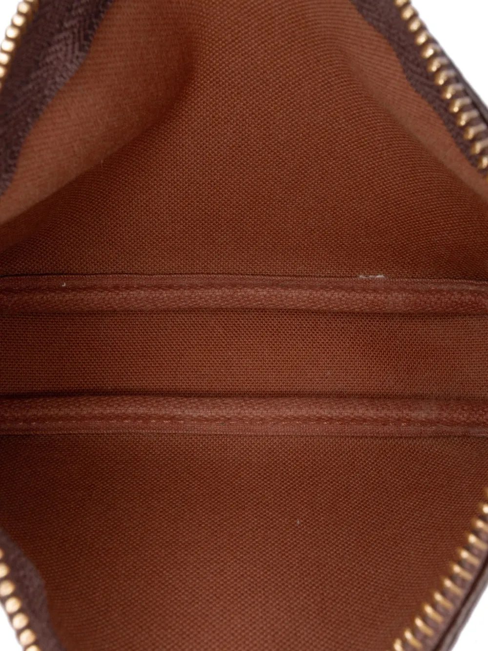 Pre-owned Louis Vuitton 2020 Monogram Mini Pochette Accessoires Handbag In Brown