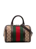 Gucci Pre-Owned 2016-2025 Small GG Canvas Web Joy Boston Bag satchel - Brown