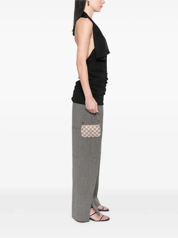 Louis Vuitton Pre-Owned 2019 ダミエ アズール ミニ ポシェット 