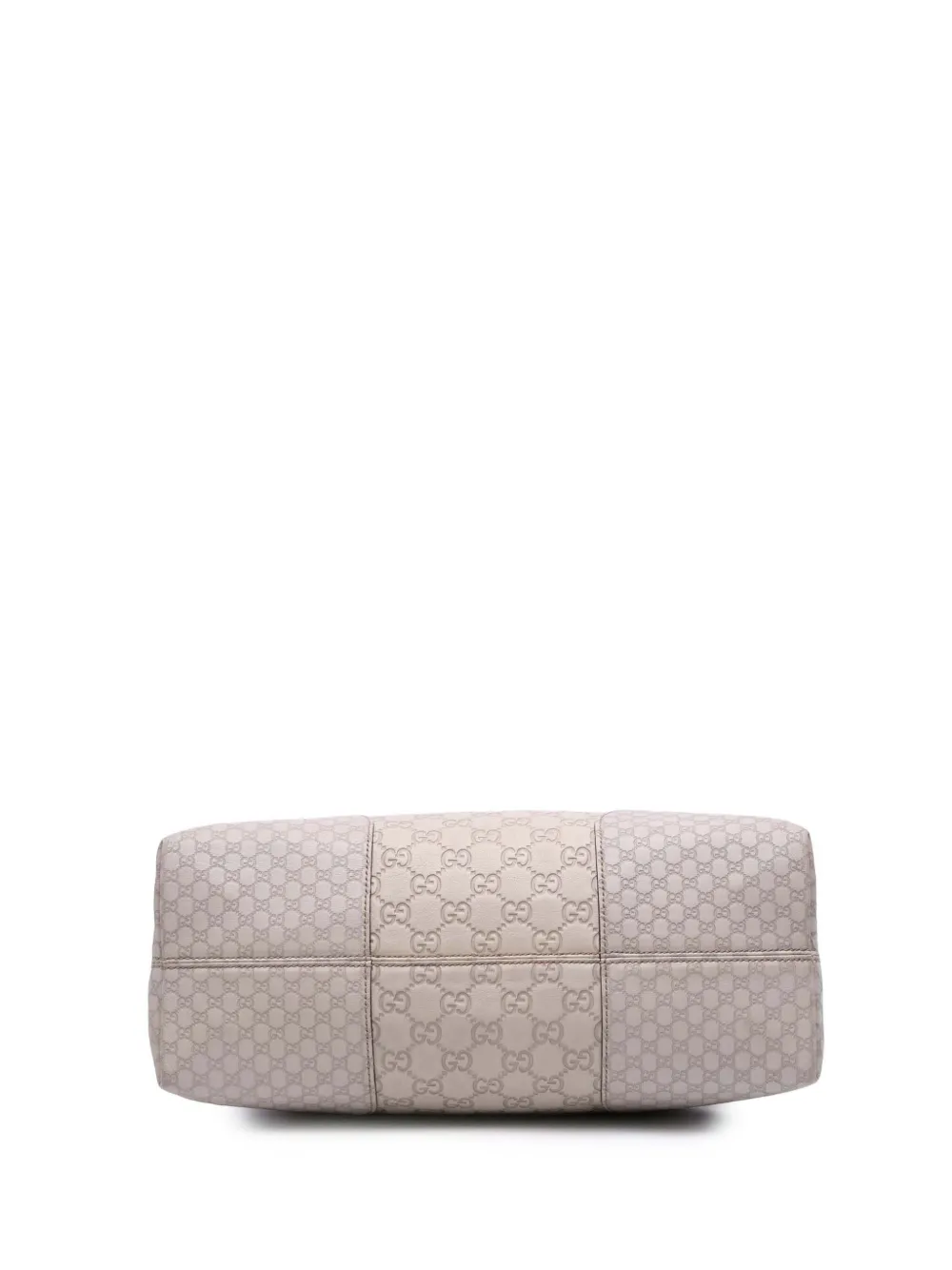 Pre-owned Gucci 2016-2025 Medium Ssima Bree Dome Tote Bag In White