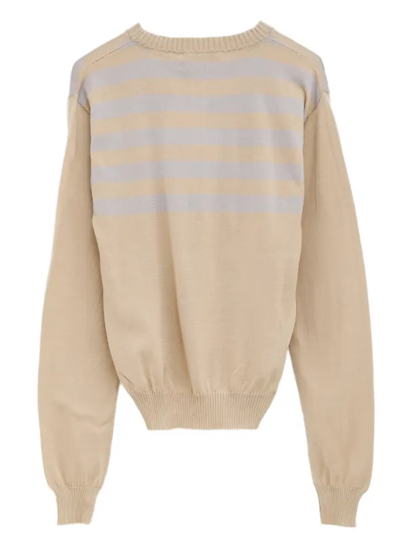 Paloma Wool Salim Striped crew-neck Sweater | Neutrals | FARFETCH