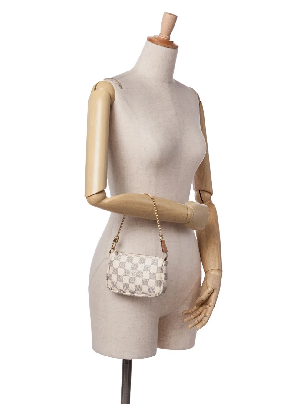 Louis Vuitton Pre-Owned 2010 Damier Azur Mini Pochette Accessoires handbag | Pre-Owned | Image 2