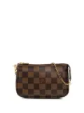 Louis Vuitton Pre-Owned 2018 Damier Ebene Mini Pochette Accessoires handbag - Brown