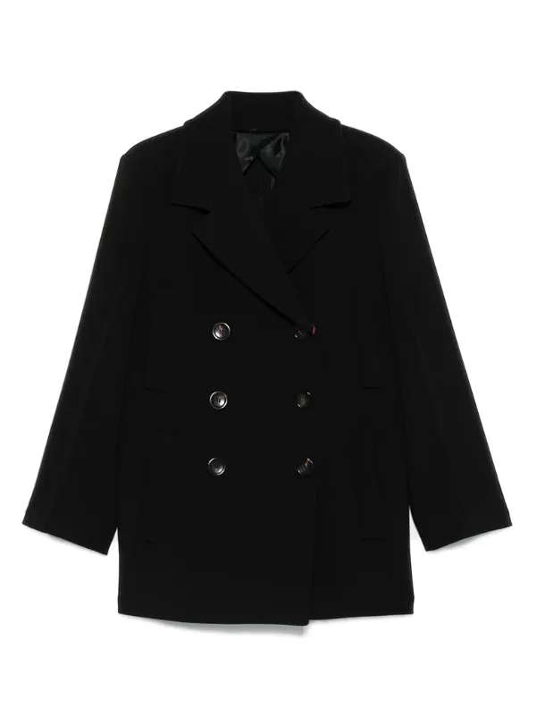 【未使用】定価25万円　Max Mara ダブルジャケット Max Mara ダブルジャケット | ブラック | FARFETCH JP