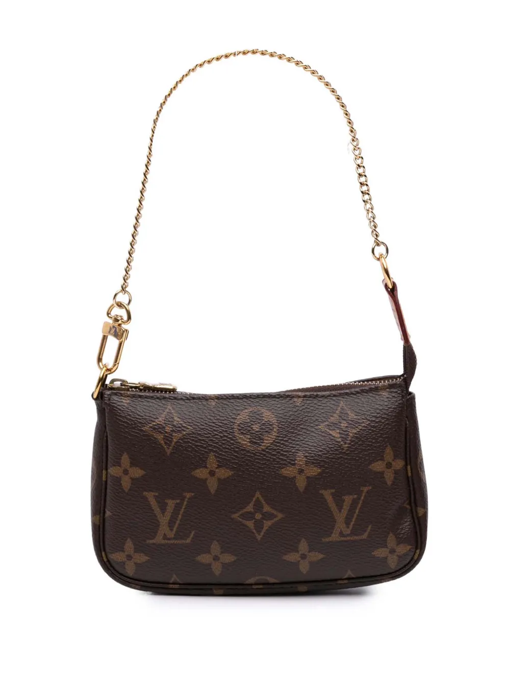 Louis Vuitton Pre-Owned 2020 モノグラム ミニ ポシェット アクセソワール ハンドバッグ - ブラウン Louis Vuitton Pre-Owned 2020 モノグラム ミニ ポシェット アクセソワール ハンドバッグ - ブラウン
