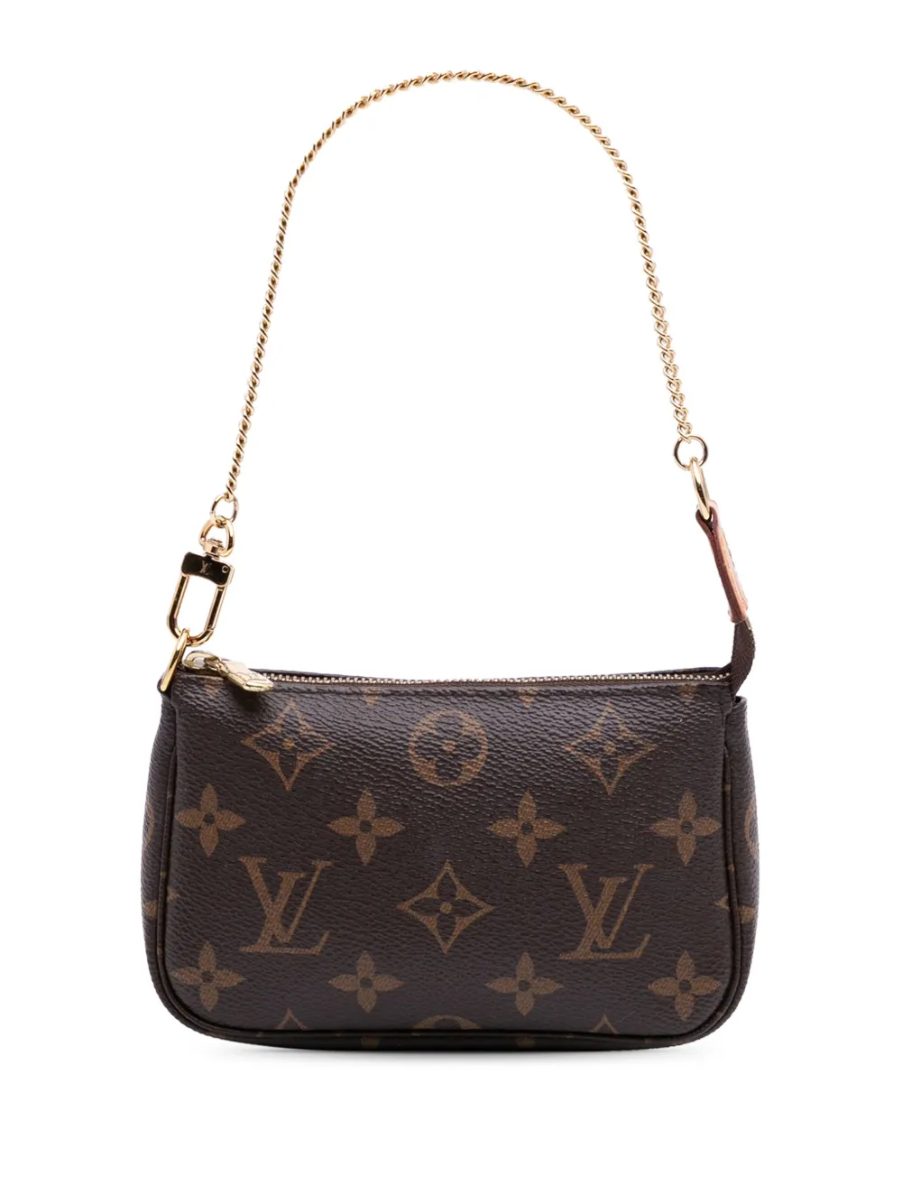 Louis Vuitton Pre-Owned 2022 Monogram Mini Pochette Accessoires handbag | Brown | Image 1