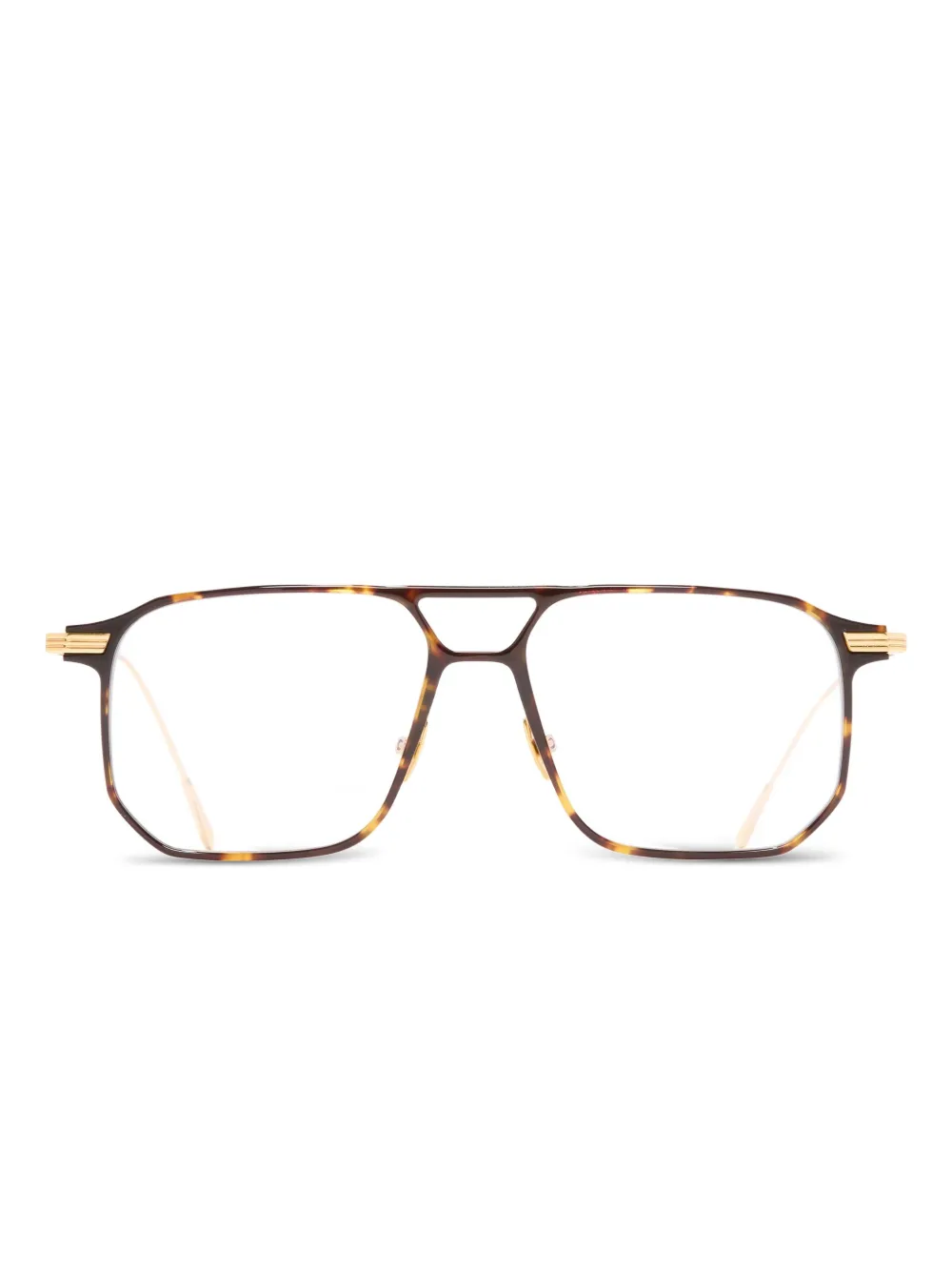 Cutler & Gross 0006 bril met schildpadschild design Bruin
