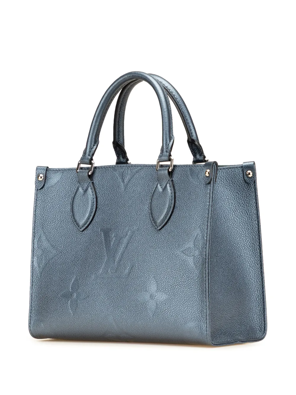 Louis Vuitton オンザゴーpm Louis Vuitton Pre-Owned 2021-2025 メタリック モノグラム