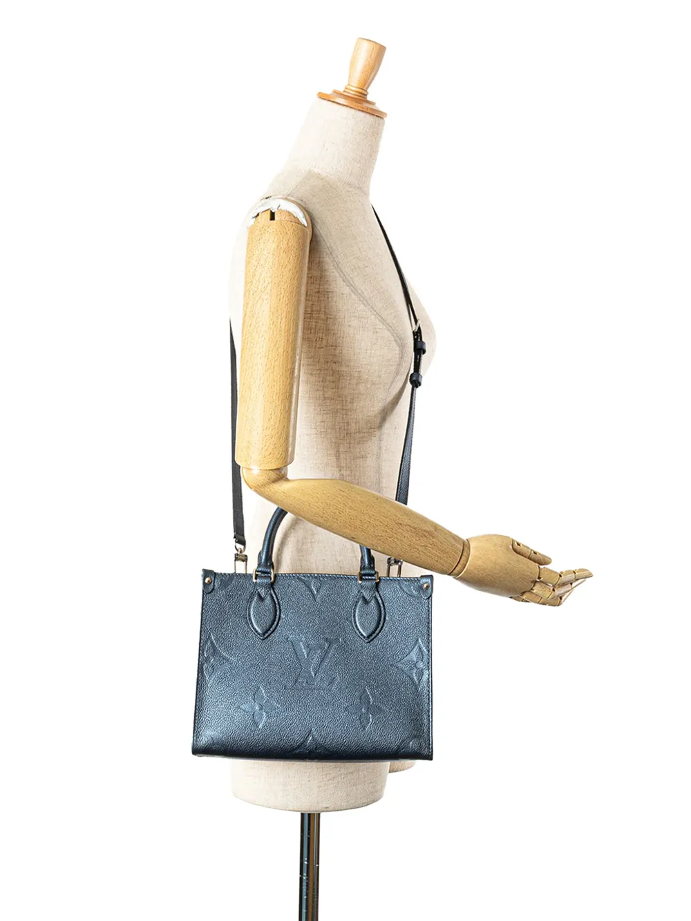 Louis Vuitton Pre-Owned 2021-2025 Metallic Monogram Giant Empreinte Onthego PM satchel | Pre-Owned | Image 2