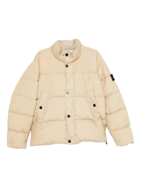 Stone Island Donsjack met Compass-logopatch