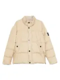 Stone Island Compass-badge quilted puffer jacket - Neutrals