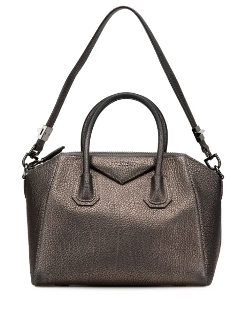 Givenchy Pre-Owned 2000-2025 Medium Metallic Grained Calfskin Antigona satchel