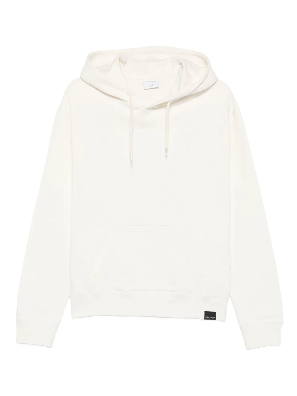 Courrèges hooded pocket top Beige