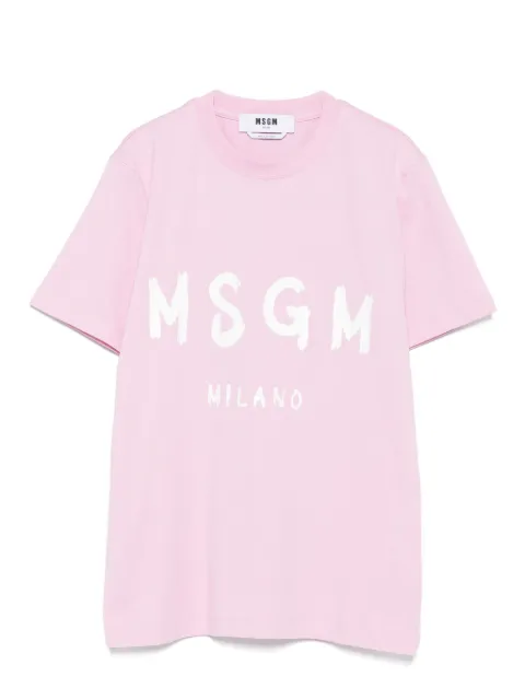 MSGM logo-print cotton T-shirt