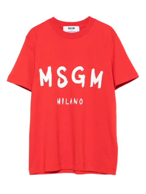 MSGM logo-print cotton T-shirt