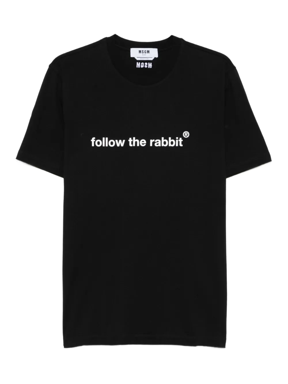 MSGM T-shirt met grafische print Zwart
