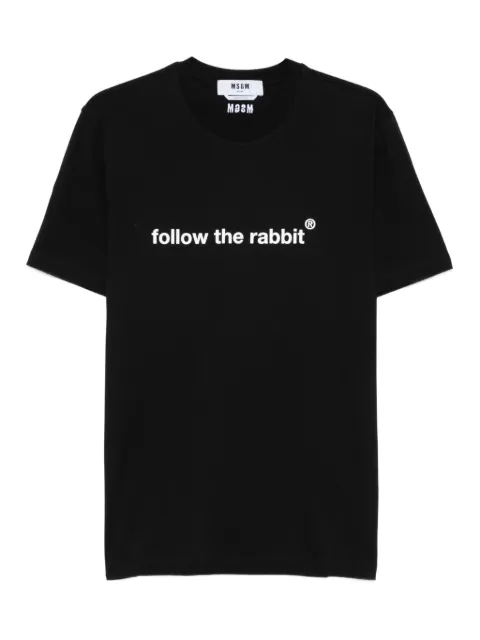 MSGM playera con estampado gráfico