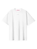 MONOCHROME geometric-print oversized t-shirt - White