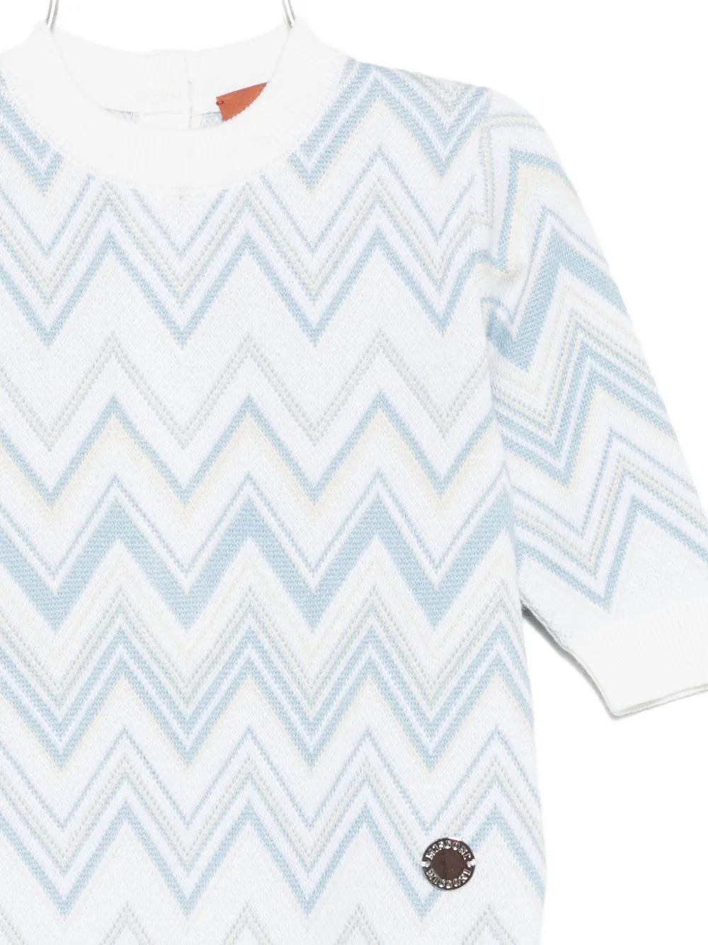 Missoni Kids Romper set met chevron patroon Beige