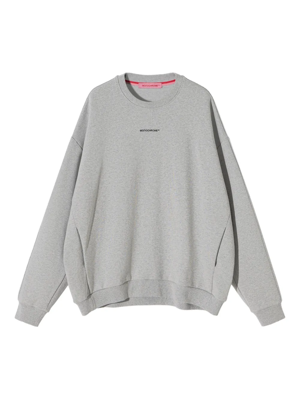 MONOCHROME logo-detailed cotton sweatshirt | Grey | Image 1