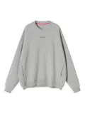 MONOCHROME logo-detailed cotton sweatshirt - Grey