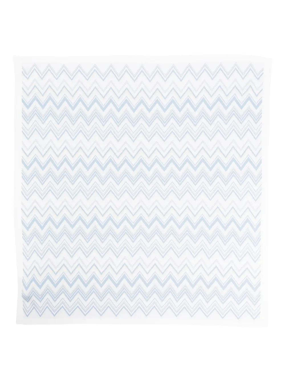 Missoni Kids Deken met zigzag-patroon Blauw