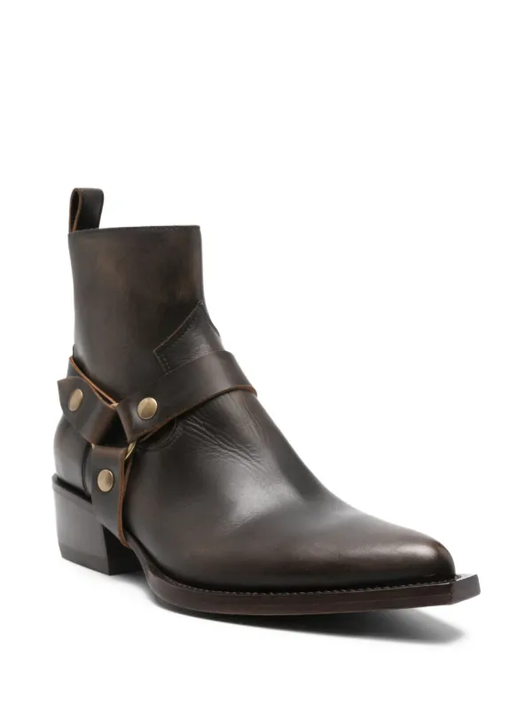 ゴールデングース ハーネスレザーブーツ ブラック Golden Goose ハーネス レザーブーツ | ブラウン | FARFETCH JP