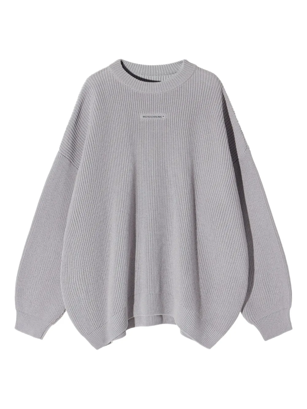 MONOCHROME ribbed crew-neck sweater | Grey | Image 1