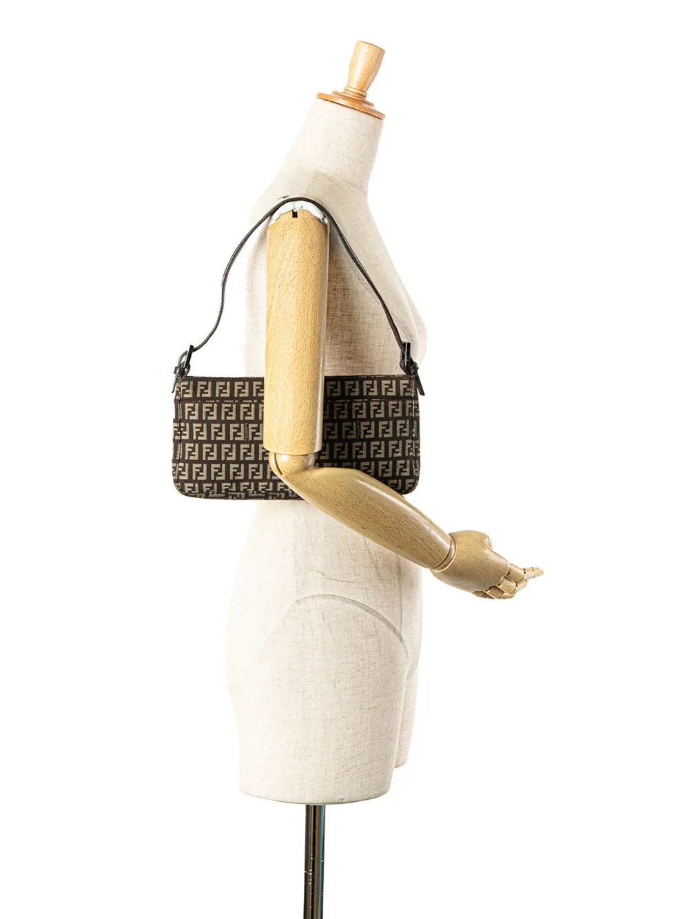 Fendi Pre-Owned 2000-2010 Zucchino Canvas Pochette shoulder bag | Pre-Owned | Image 2