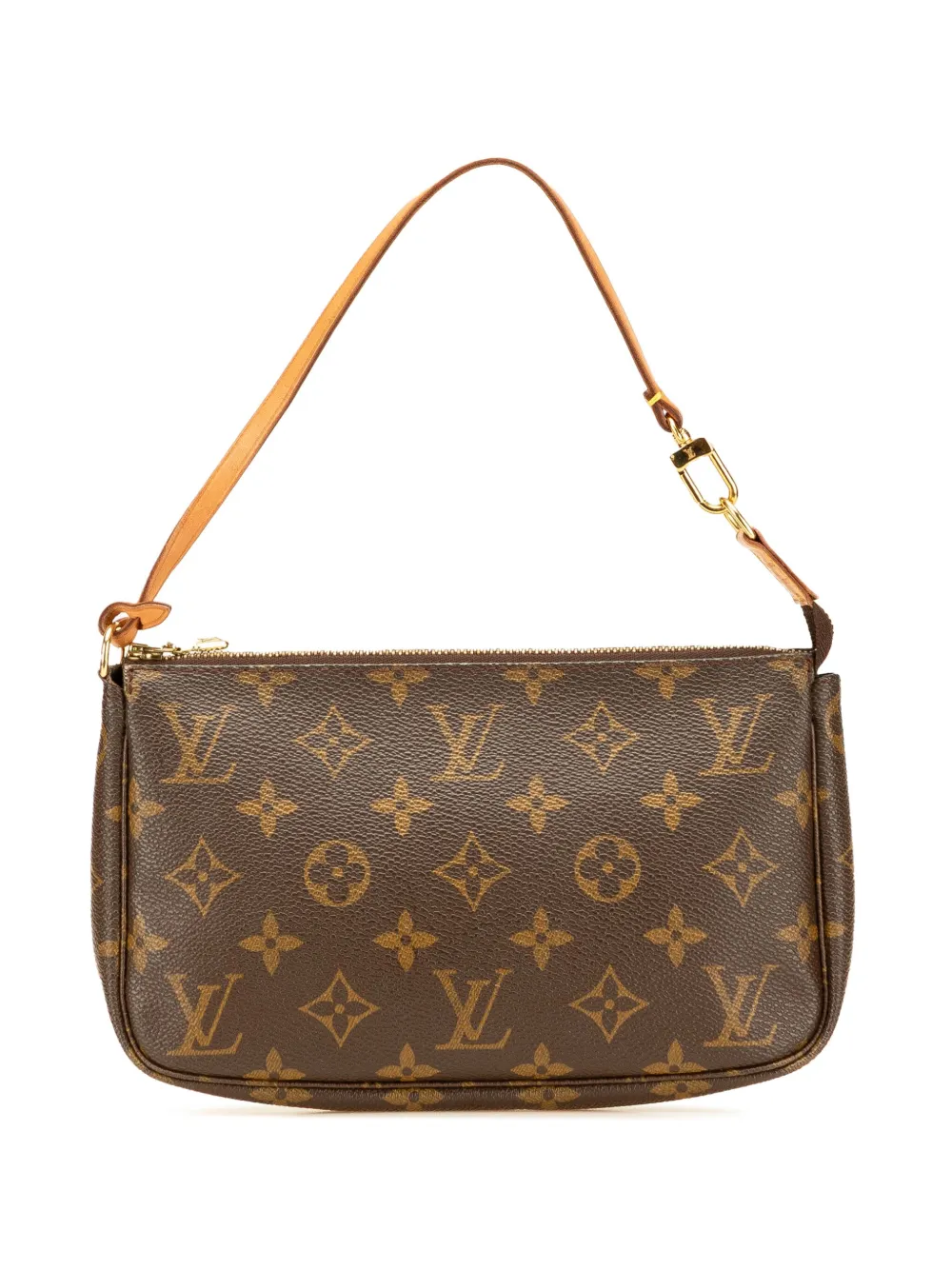 Louis Vuitton Pre-Owned 2001 モノグラム ポシェット アクセソワール ショルダーバッグ - ブラウン Louis Vuitton Pre-Owned 2001 モノグラム ポシェット アクセソワール ショルダーバッグ - ブラウン