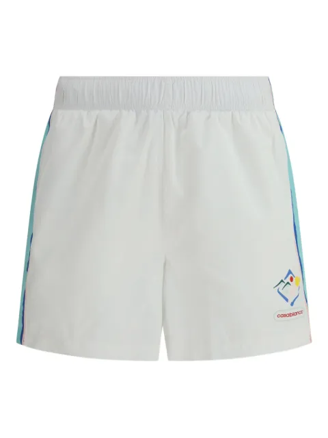 Casablanca  Casa Sportif graphic-panel windbreaker shorts
