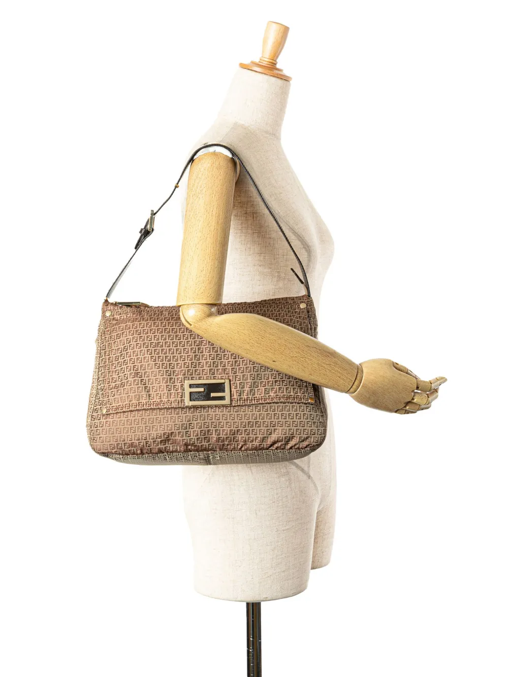 Fendi Pre-Owned 2010-2025 Micro Zucchino Canvas Mamma Forever shoulder bag | Pre-Owned | Image 2