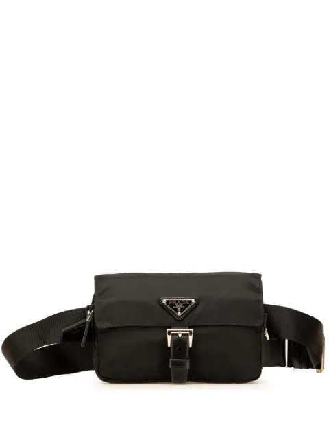 Prada Pre-Owned 2013-2025 Tessuto Buckle belt bag