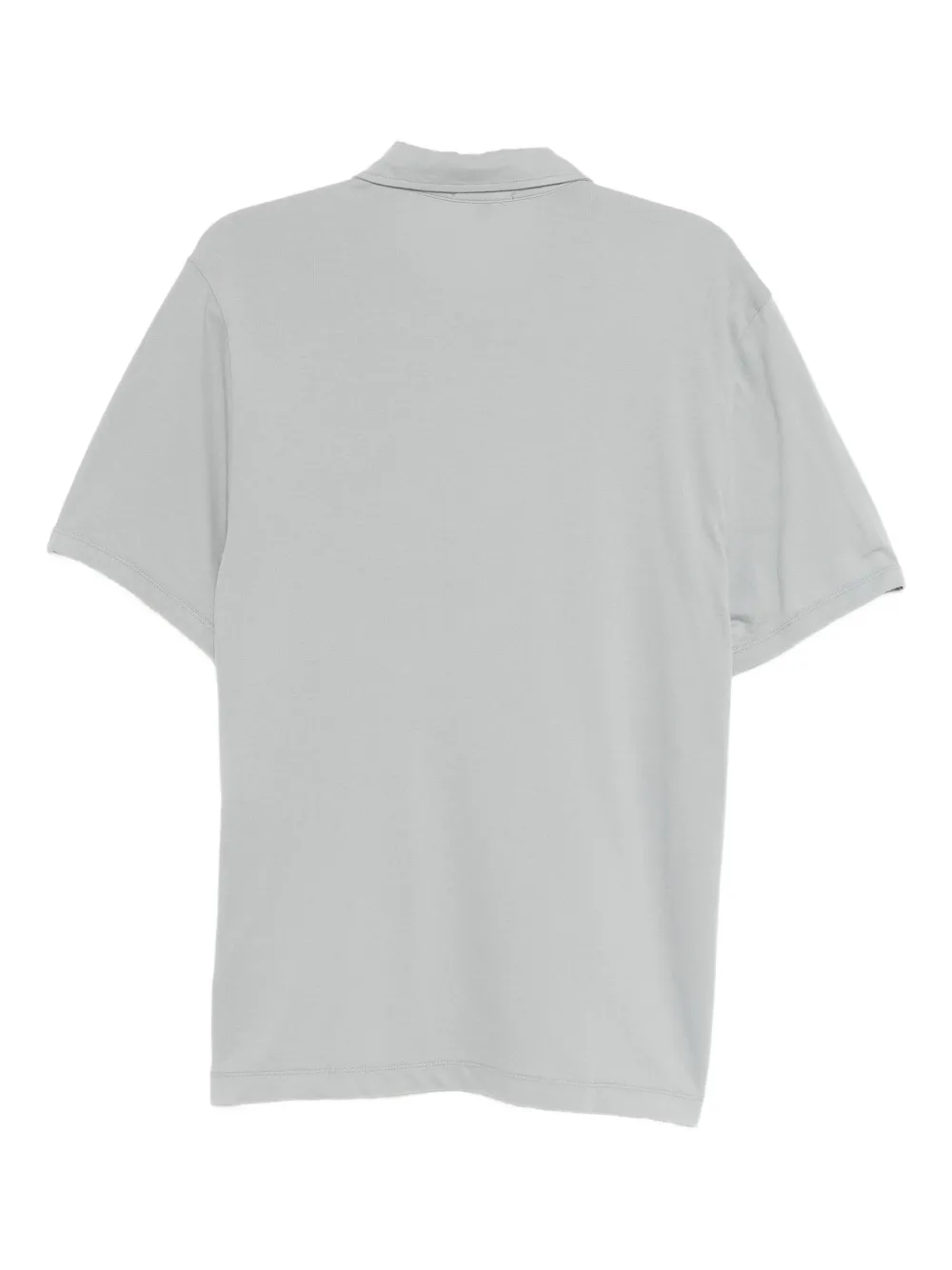James Perse Poloshirt met geborduurde palmboom Grijs