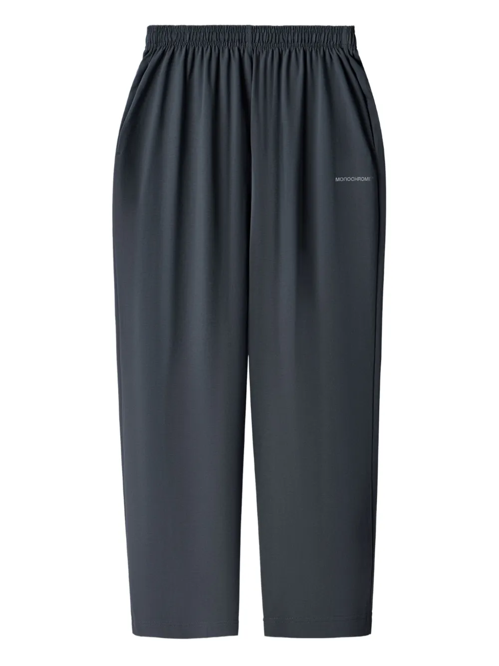 MONOCHROME Katoenen broek met elastische tailleband Grijs