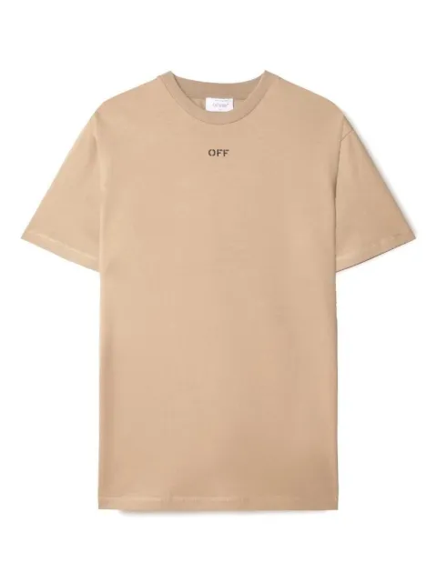 Off-White stitch-detail T-shirt