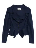 Vivienne Westwood Monday ruffled button-detailed shirt - Blue