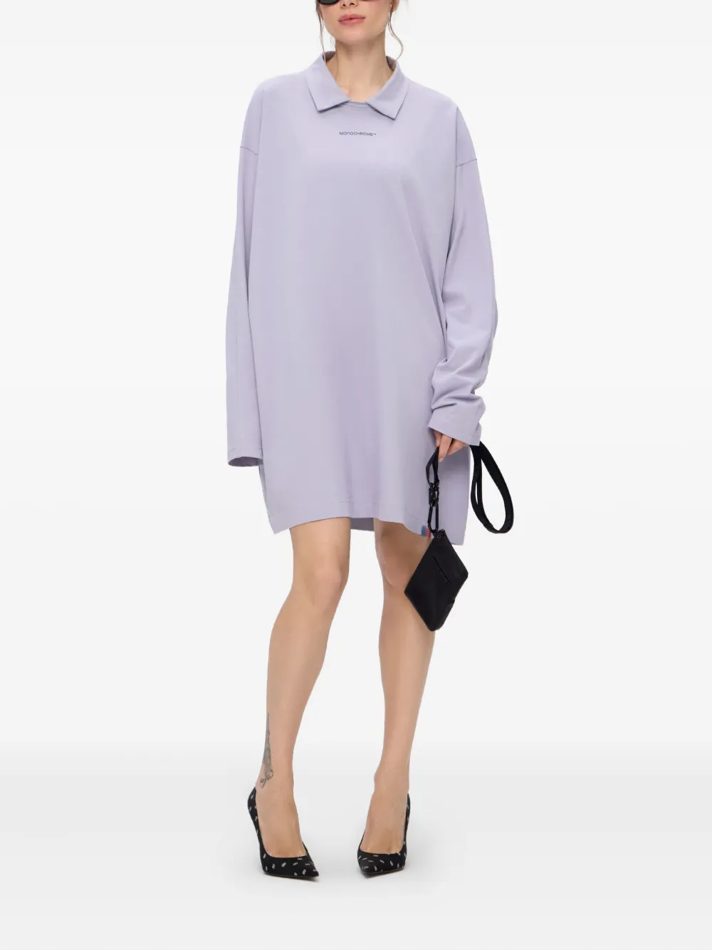 MONOCHROME polo-collar long-sleeve T-shirt | T-Shirts | Image 2