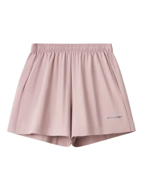 MONOCHROME Shorts in cotone con vita elasticizzata