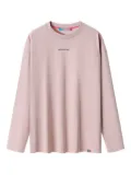 MONOCHROME long-sleeve cotton T-shirt - Pink