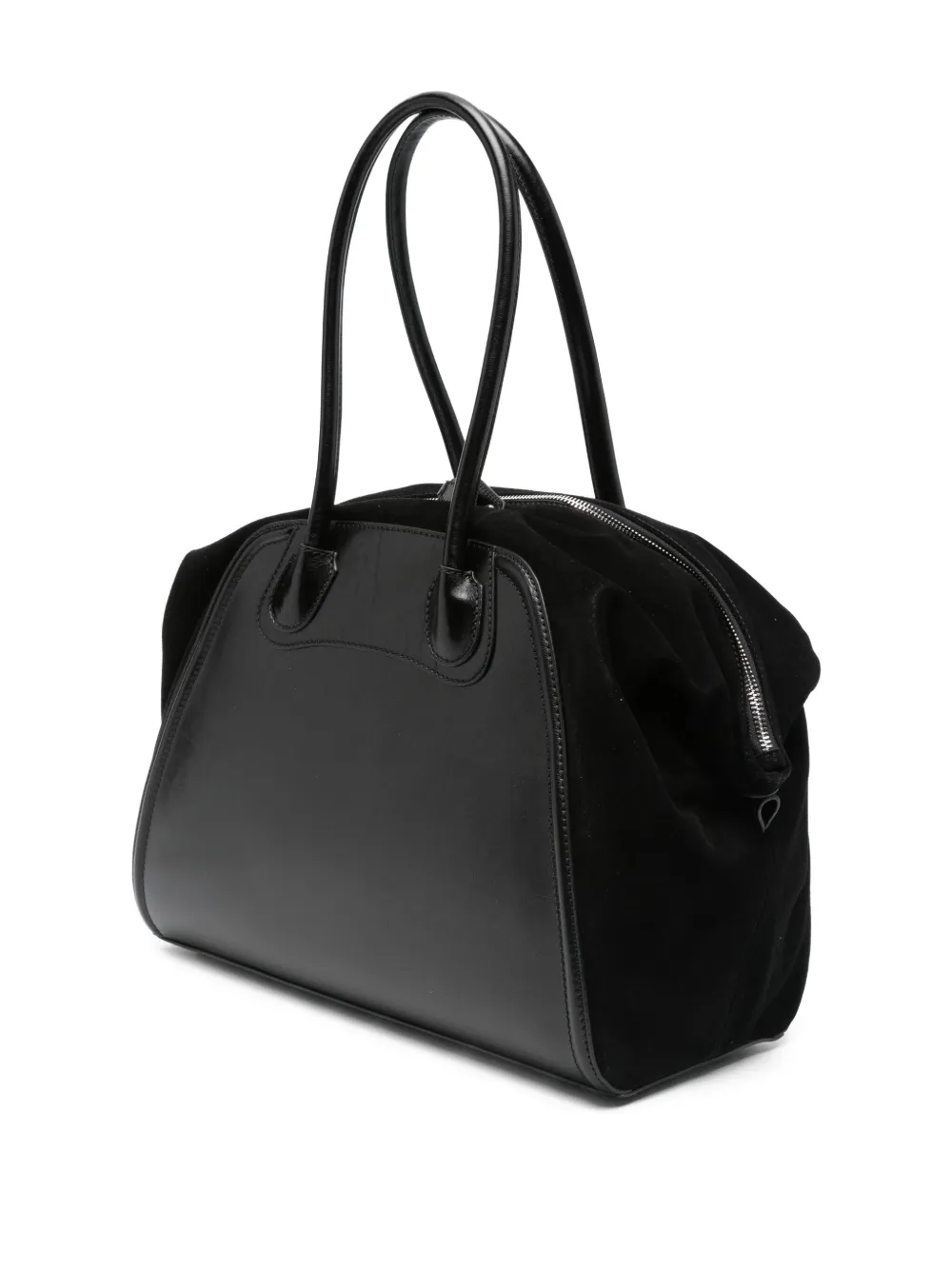 Vivienne Westwood medium Shirley curved top-handle tote bag Zwart