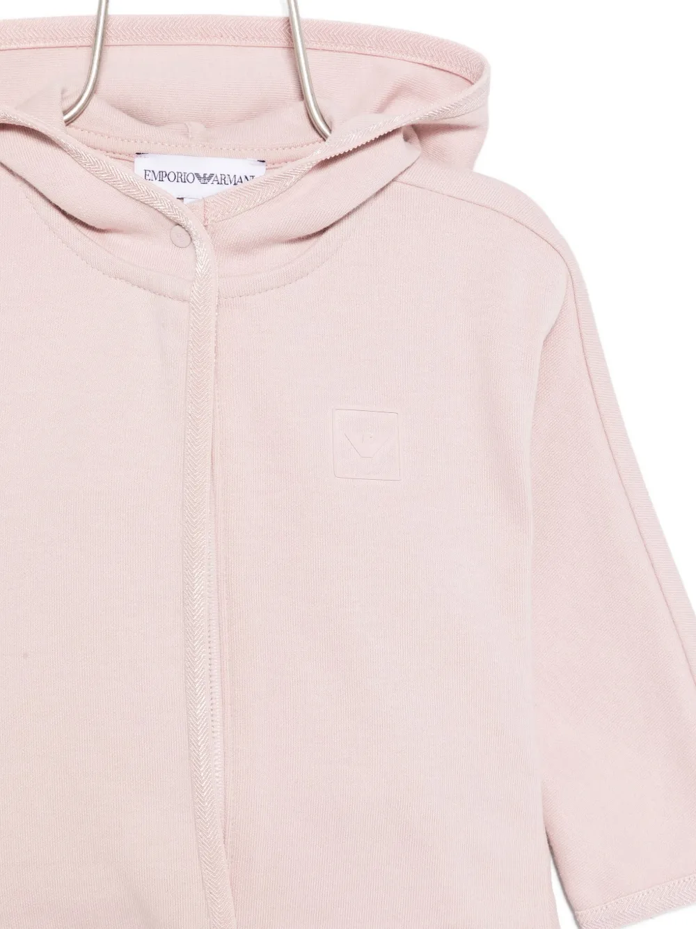 Emporio Armani Kids eagle-motif hoodie Roze