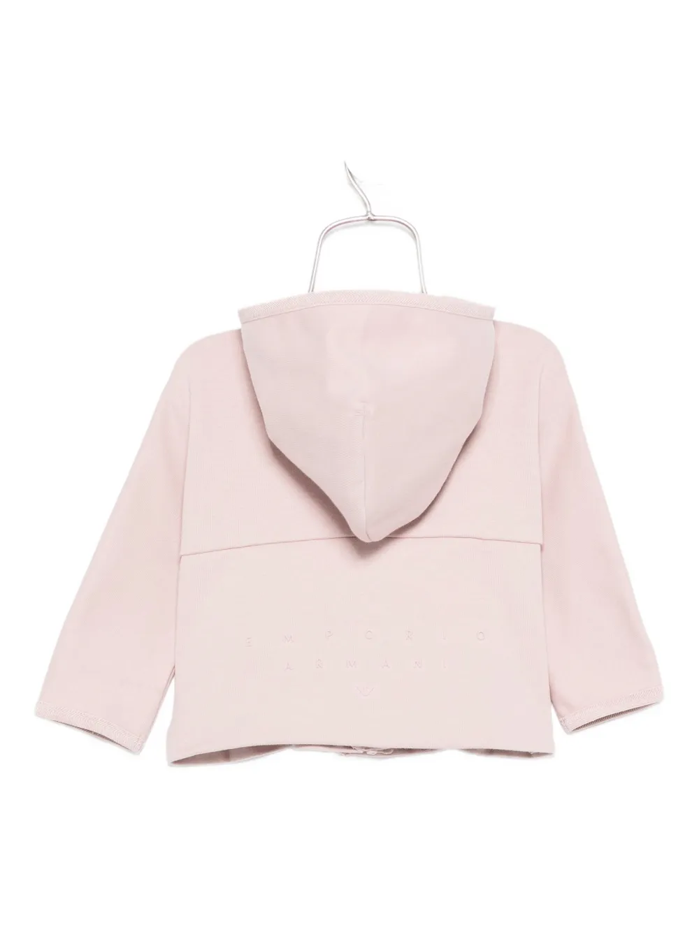 Emporio Armani Kids eagle-motif hoodie Roze