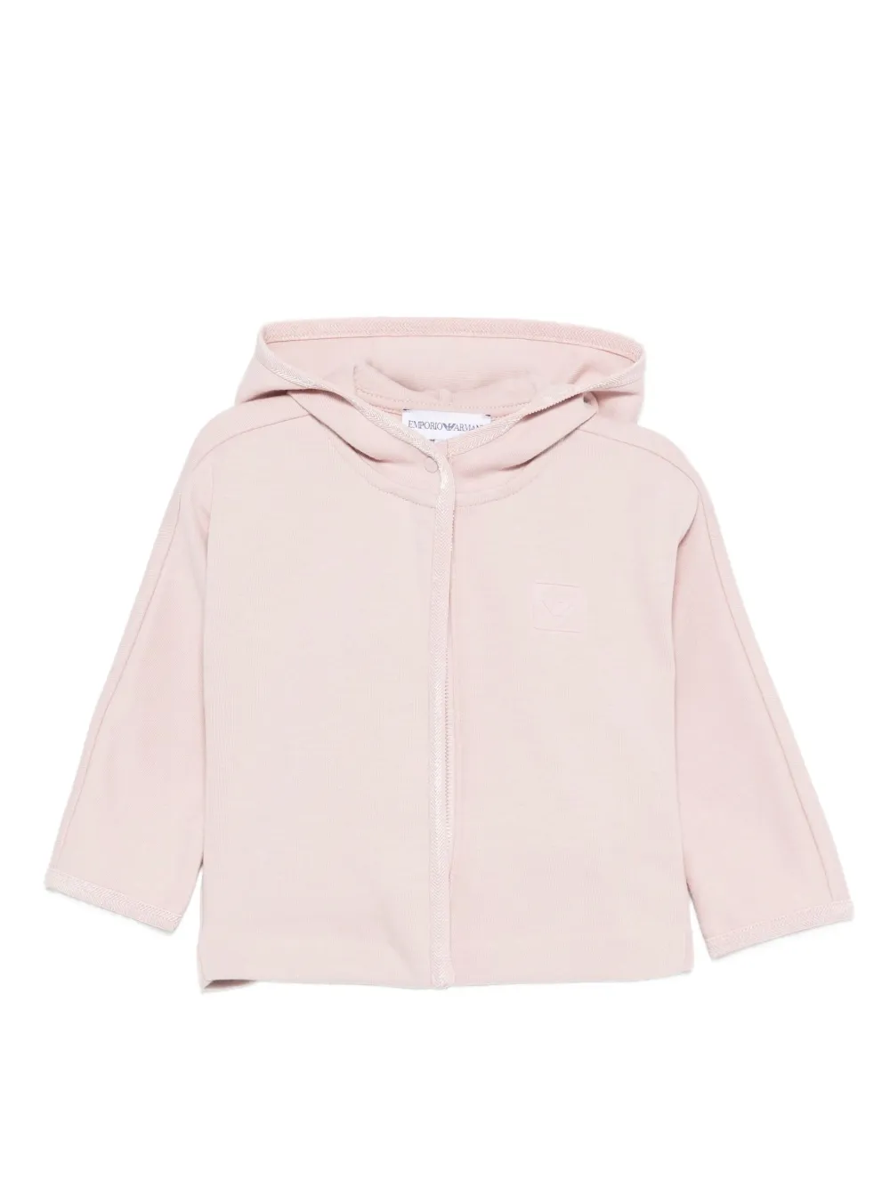 Emporio Ar i Kids eagle-motif hoodie Roze