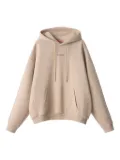 MONOCHROME drawstring hoodie - Neutrals
