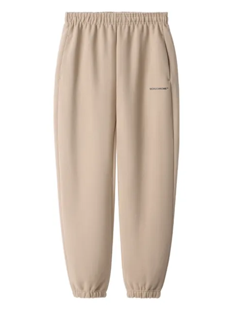 MONOCHROME elasticated-cuff track pants