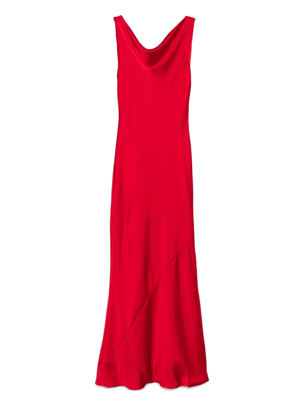 Norma Kamali Maxi-jurk met col Rood